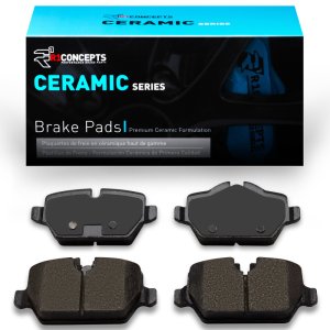 BMW 120i Brake Pads - Rear - R1 Concepts - Ceramic - `05-`16